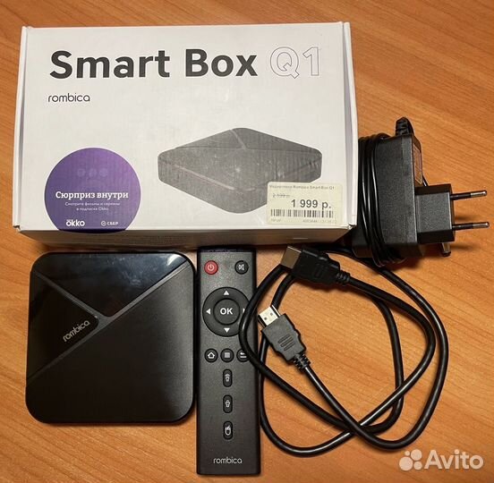 SMART tv приставка Rombica SMART Box Q1