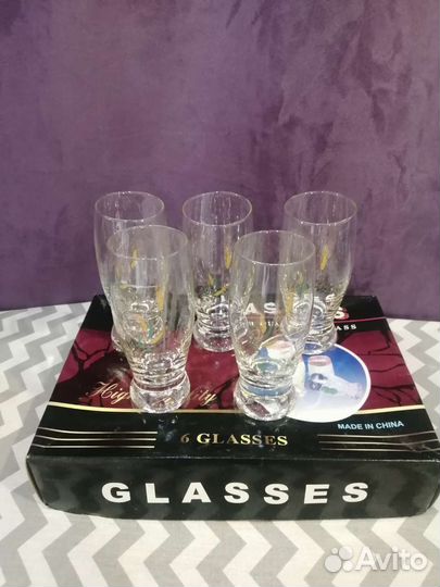 Бокалы 5 штук