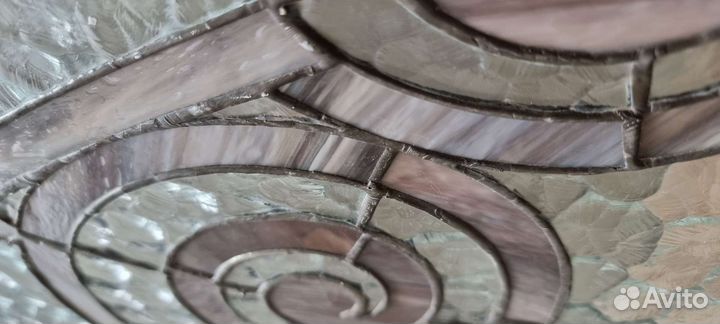 Витраж в дубовой раме