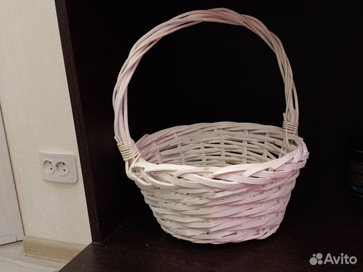 Корзина плетеная большая