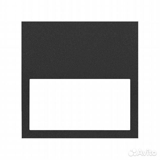 Simon 100 Черный матовый Рамка «минимум» на 1 пост