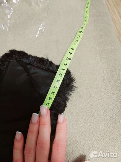 Меховой воротник новый