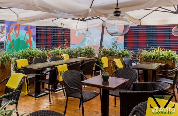 Зонт для уличного кафе