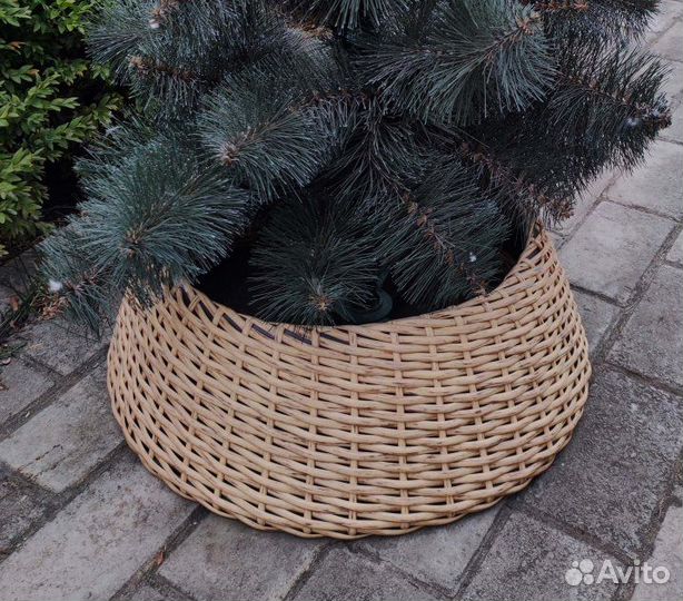 Юбка для елки из ротанга