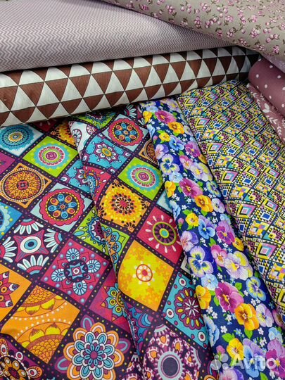 Ткань для пэчворка и рукоделия мелкий рисунок