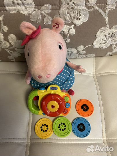 Игрушка Свинка пеппа фотоаппарат с проектором