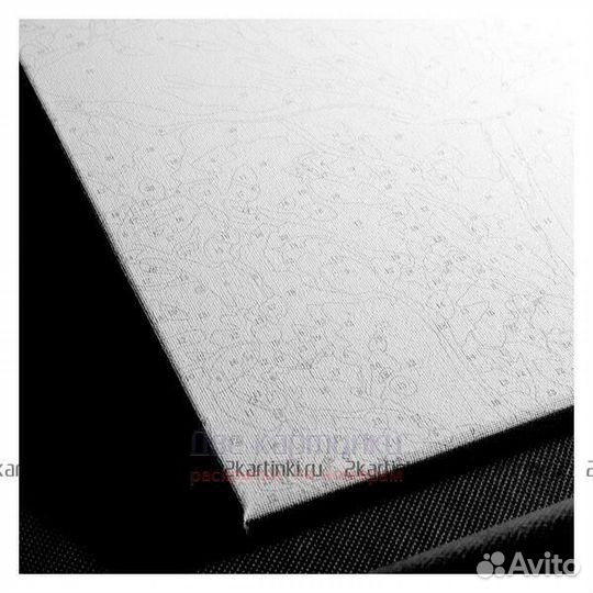 Картина по номерам 40x50 Портрет гепарда среди роз