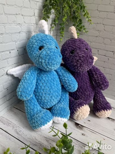 Вязаные игрушки дракончики