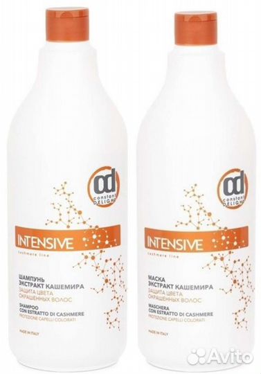 Шампунь и Маска для окрашенных Constant delight 1л