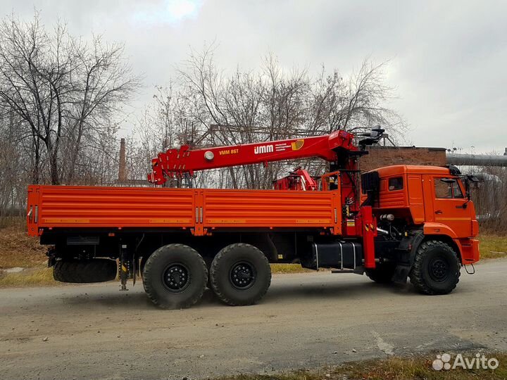Бортовой грузовик КАМАЗ 43118-50 с КМУ УММ, 2025