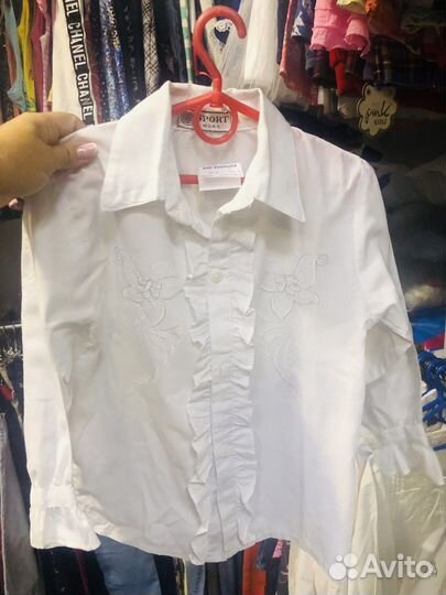 Блузки школьные 7-14 лет