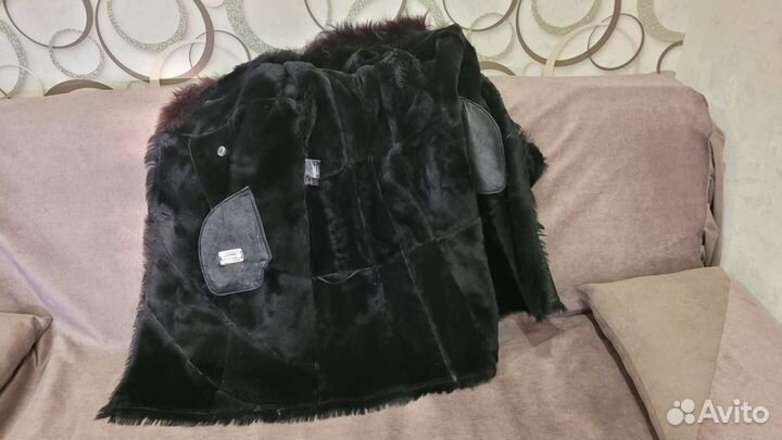Дубленка брендовая натуральная женская р. 46-48