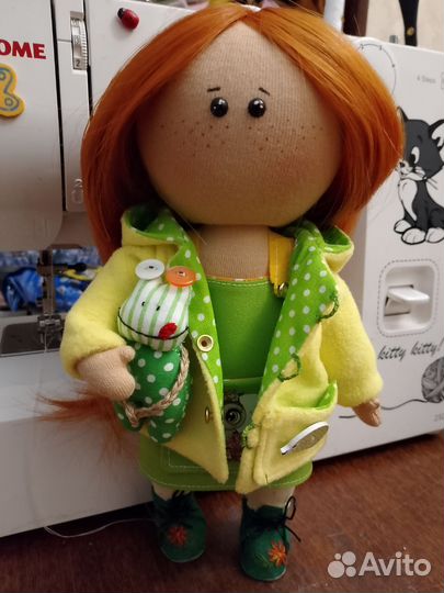 Кукла из ткани ручной работы