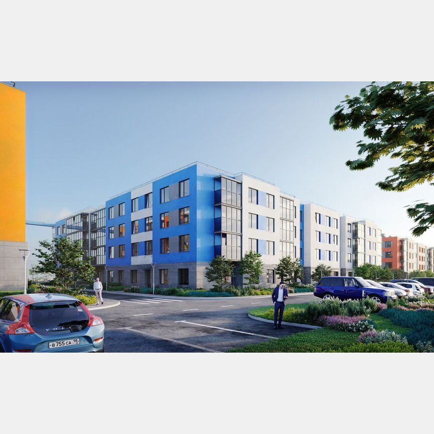 1-к. квартира, 27 м², 4/4 эт.