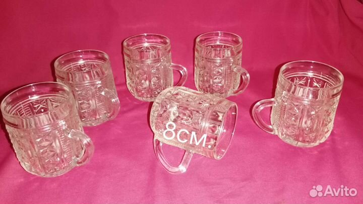 Стопки рюмки хрусталь