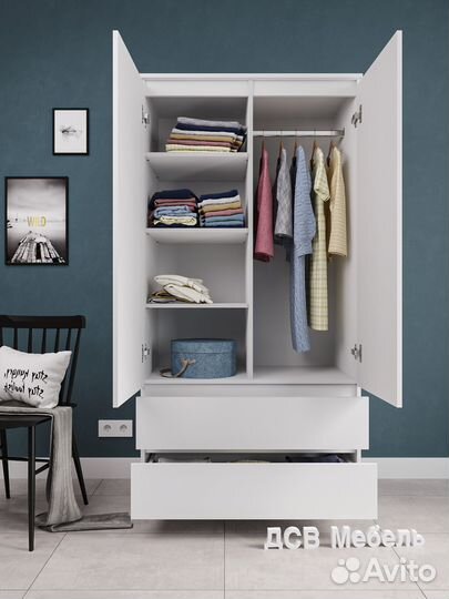 Шкаф IKEA 900 белый