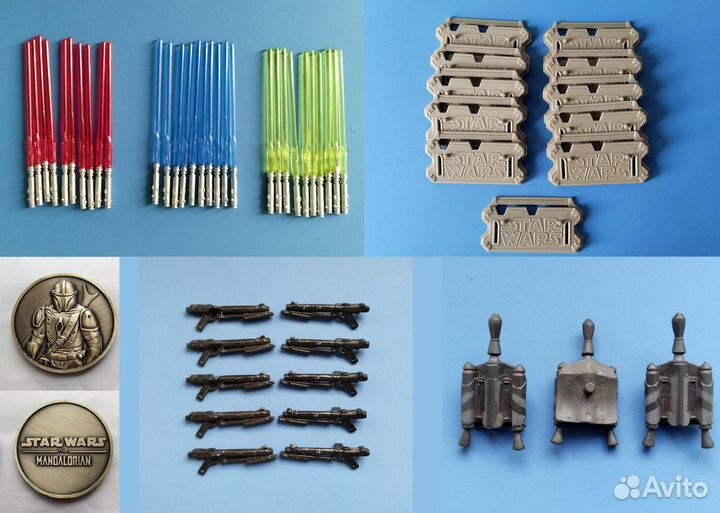 Star Wars Подставки, мечи, бластеры