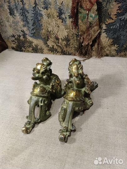 Статуэтка драконы бронза