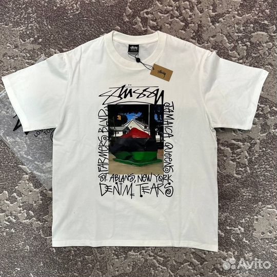 Футболка Stussy x Demin Tears Tee SS24