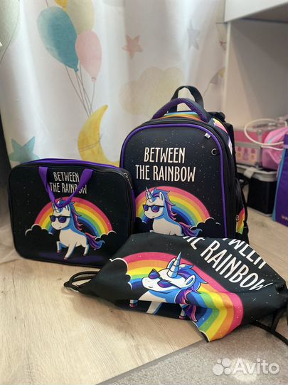 Комплект BagRio: ранец,папка,пенал,мешок для обуви