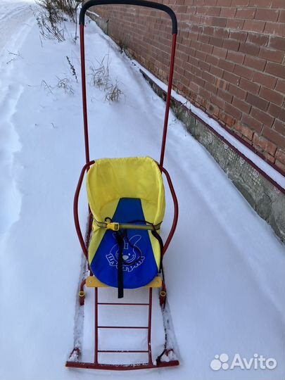Детские санки коляска