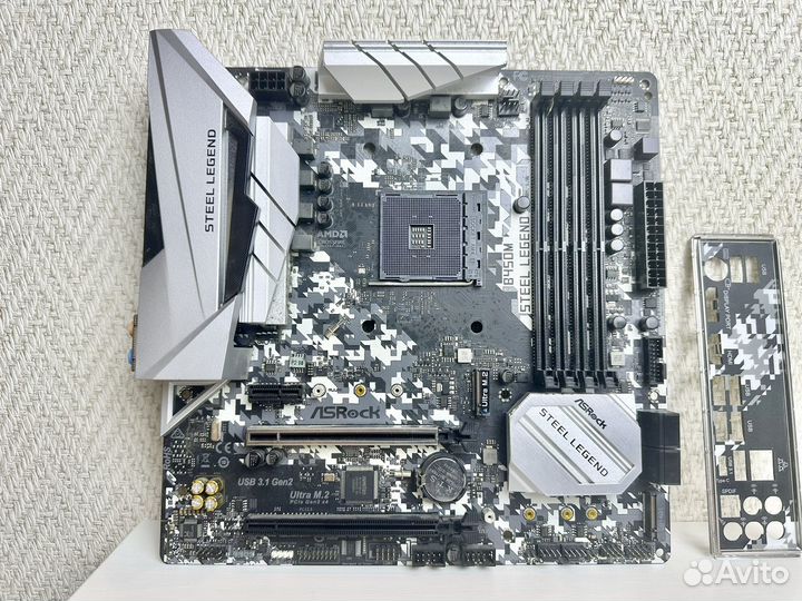 Материнская плата ASRock B450M Steel Legend