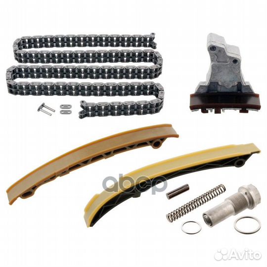 К-кт привода грм (цепь + 3 планки + натяжитель)