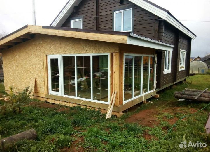 Пристройка веранда терраса к дому