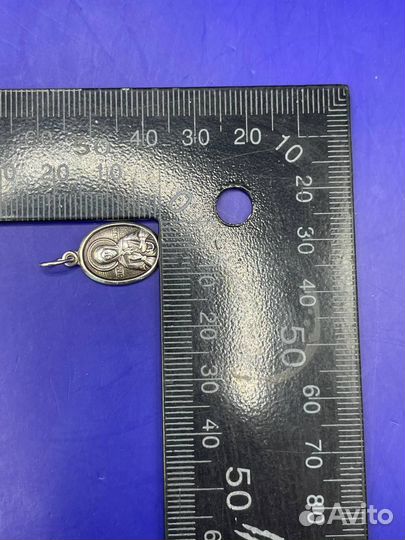 Серебряная икона 
