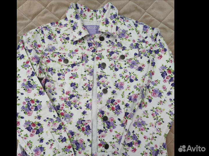 Джинсовая куртка для девочки158