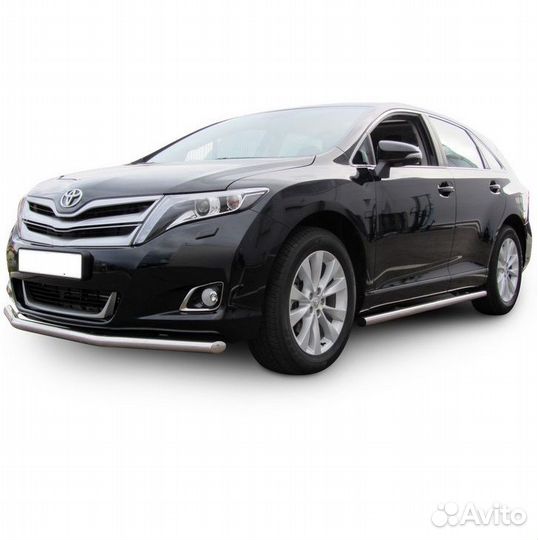 Защита переднего бампера Toyota venza (2012)
