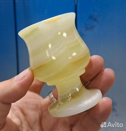 Набор рюмок из оникса 6шт в подарочной коробке