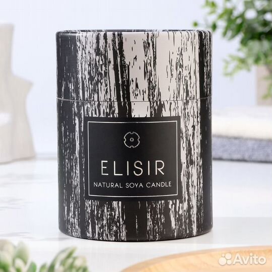 Свеча ароматическая 'Elisir', 9х10,5 см, орхидея, серебро