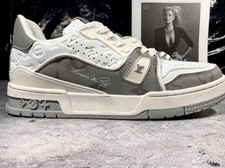 Кроссовки louis vuitton серые