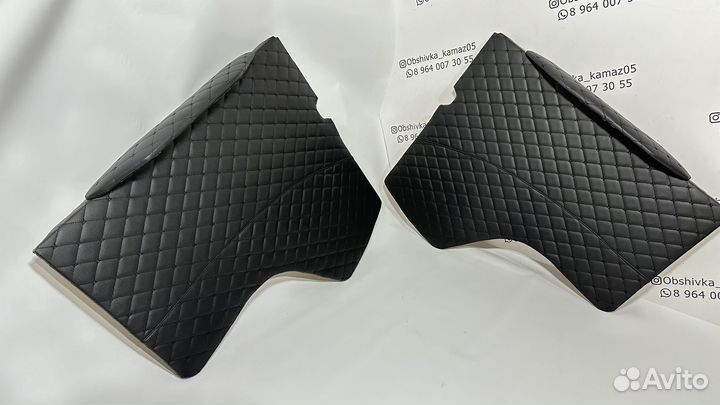 Дверные обшивки на камаз черный ромб