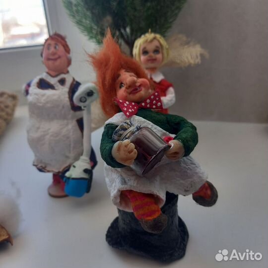 Ватные игрушки(малыш и карлосон)