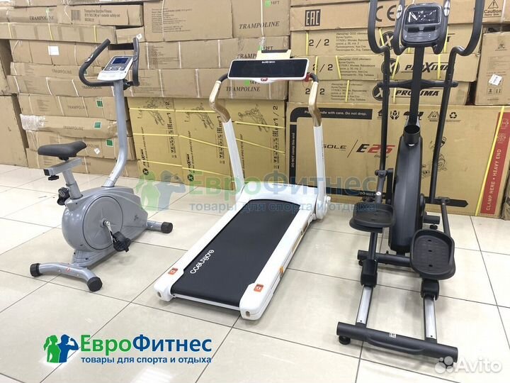 Беговые дорожки, эллиптические тренажеры для дома