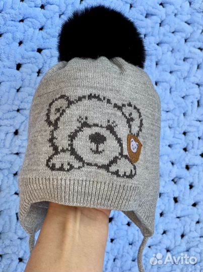 Шапки зимние детские