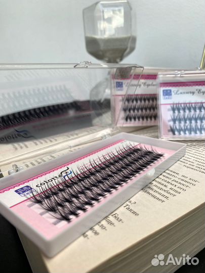 Накладные ресницы пучки