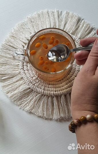 Салфетки сервировочные макраме