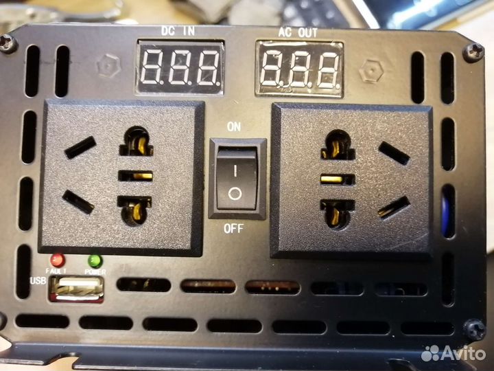 Преобразрватель с 12-24в на 220в инвертор 3000w