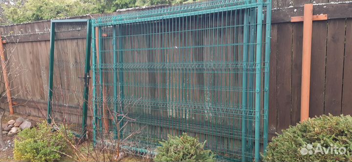 Ворота распашные бу