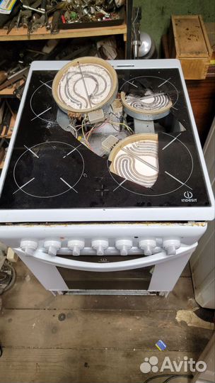 Плита электрическая indesit