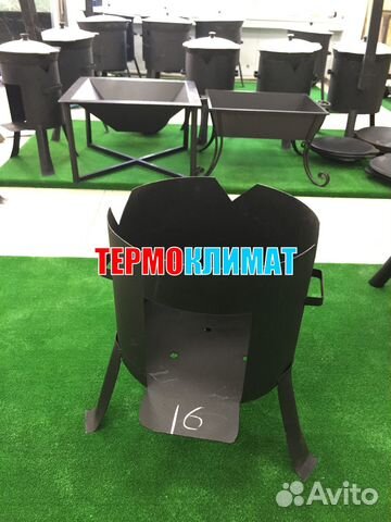 Очаг,печь классическая под казан 16л