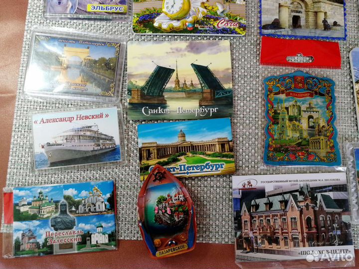Магниты на холодильник города россии