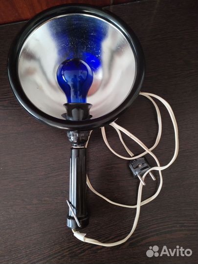 Синяя лампа для прогревания