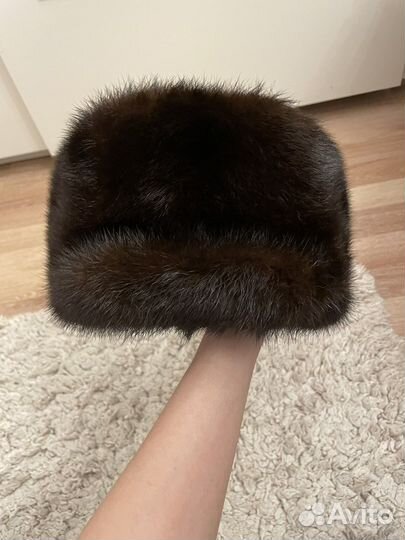 Шапка норковая мужская