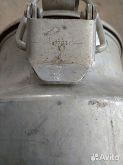Фляга алюминиевая бидон 10 литров из СССР