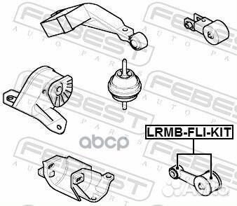 Сайлентблок опоры двигателя land rover freeland