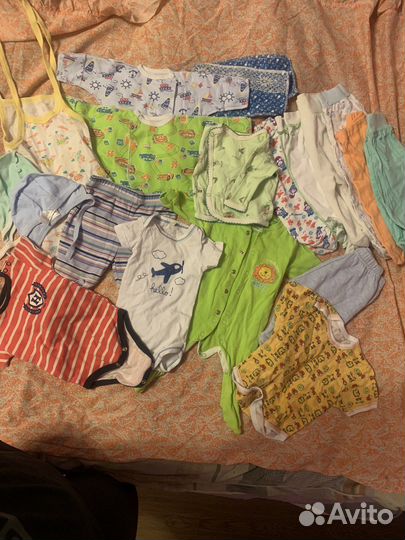 Детские вещи пакетом от 0 до 3 месяцев